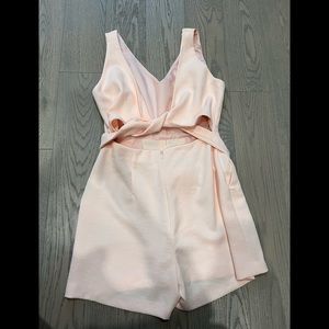 Aritzia. Wilfred pink romper.